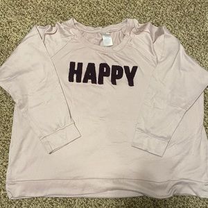 Pink sweatshirt size 3X.